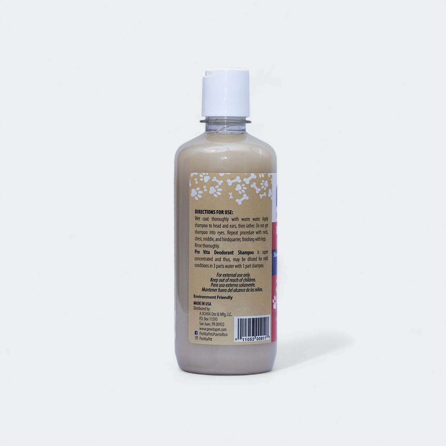 ProVita Deodorant Shampoo with baking soda and oatmeal