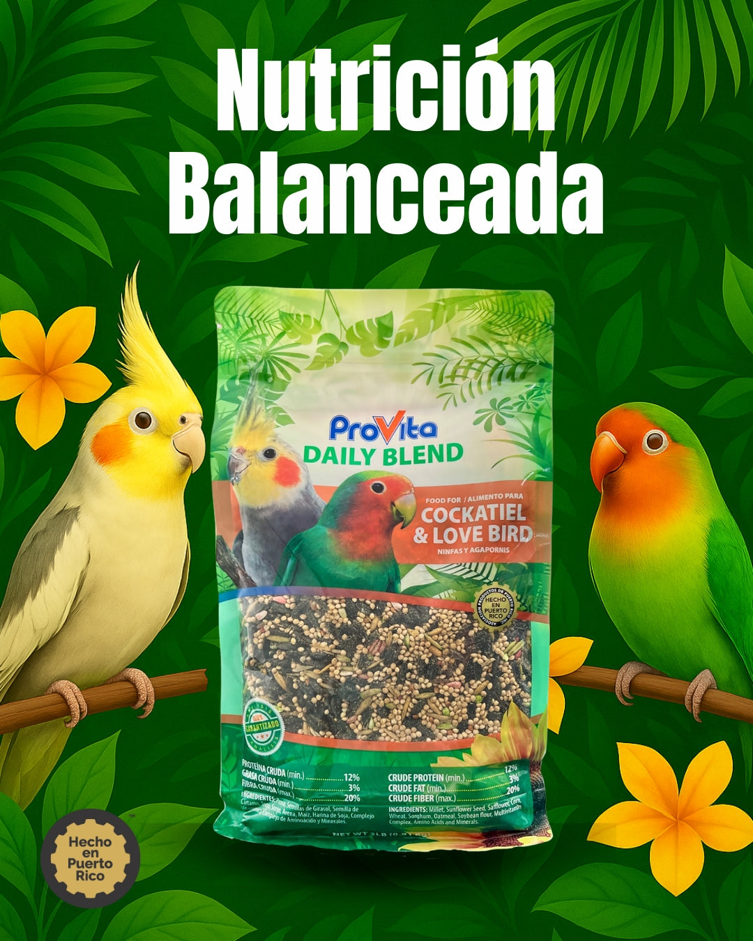 Daily Blen Cockatiel and Love Bird
