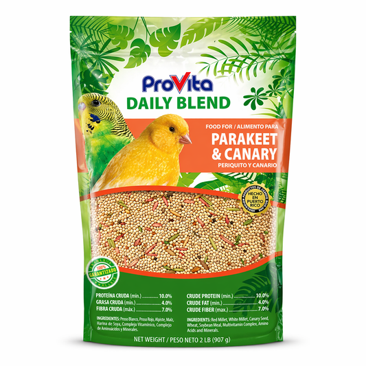 Provita Daily Blend Seed Parakeet and Canary, 2 lb. bag