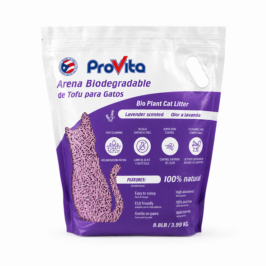 Arena Biodegradable de tofu para gatos