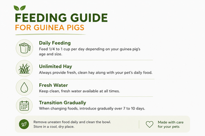 Provita Guinea Pig Feed Pellet Blend, Small Animal Food, 4 lb. Jar