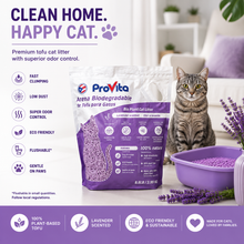 Arena Biodegradable de tofu para gatos