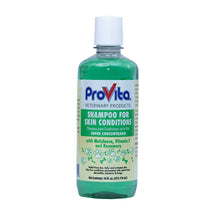 Botle of shampoo for skin condition provita with melaleuca, vitamin e and rosemary 