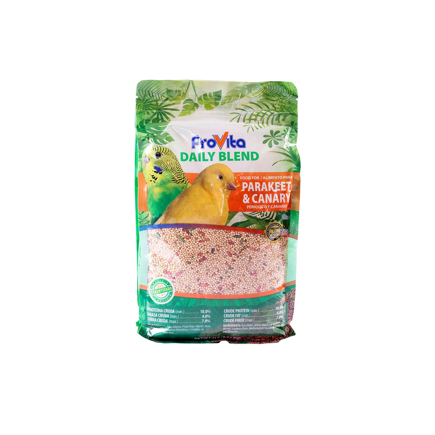 Provita Daily Blend Seed Parakeet and Canary, 2 lb. bag